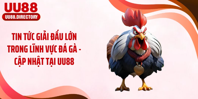 Tin Tức Giải Đấu Lớn Trong Lĩnh Vực Đá Gà - Cập Nhật Tại UU88